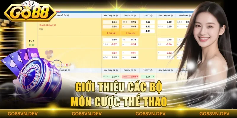 Giới thiệu các bộ môn cược thể thao