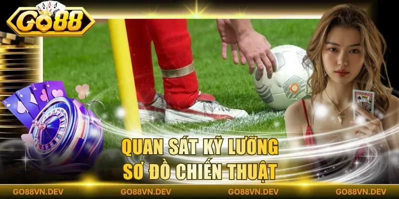 Quan sát kỹ lưỡng sơ đồ chiến thuật
